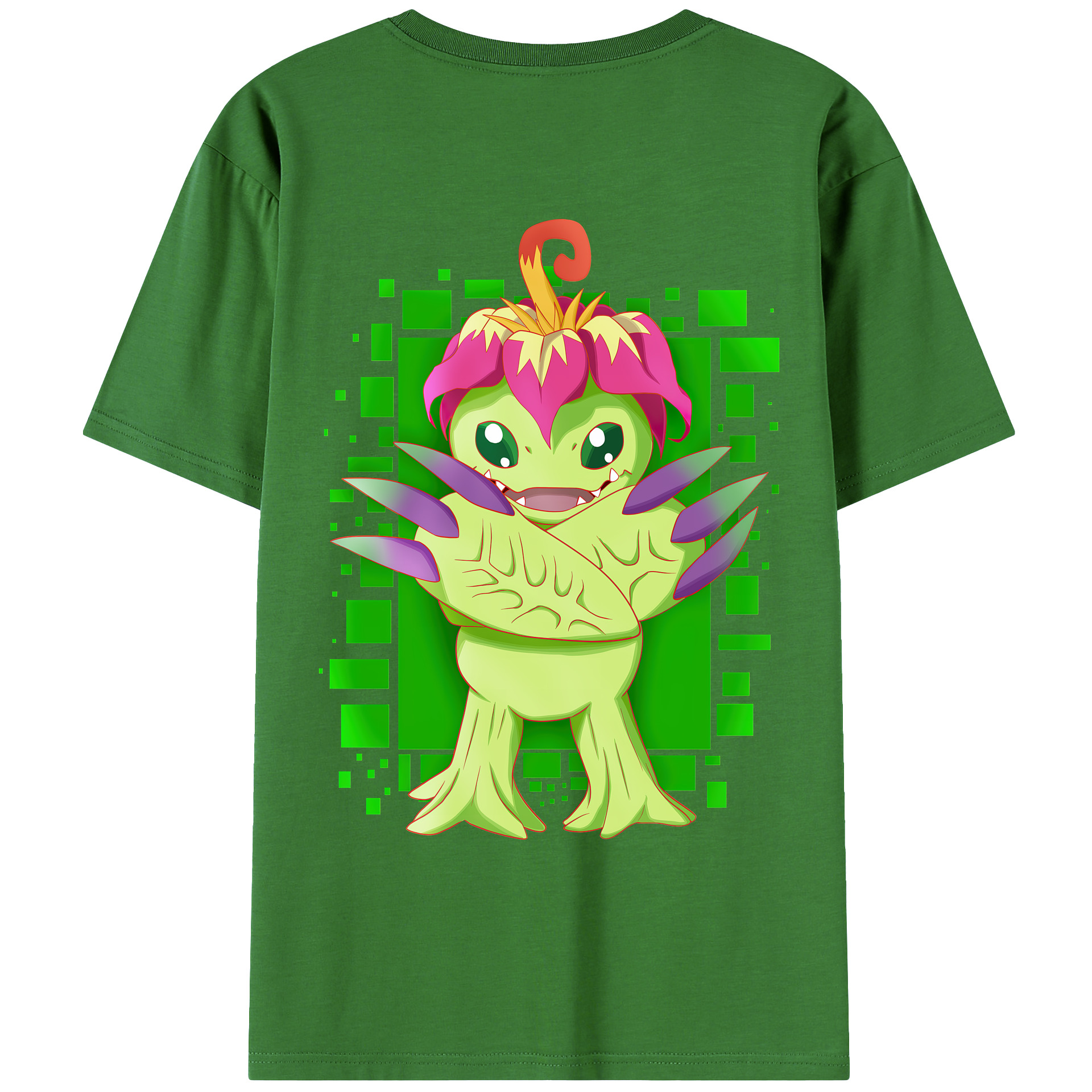 （画像用） Digimon デジタルモンスター/デジモン レディース半袖Tシャツ(バックプリント)